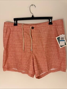 BRAND NEW: Men’s Cubavera Coral Textured Drawstring Swim Trunks